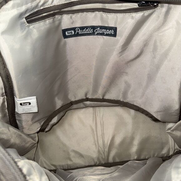 LARGE Lug Puddle Jumper LE Tote Bag Handbag Travel Crossbody Carryon Steel Grey - Picture 12 of 15